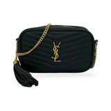 SAINT LAURENT: Grain de Poudre Mini Lou Camera Bag