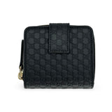 GUCCI: Microguccissima Compact Zip Wallet