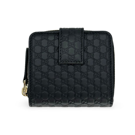 GUCCI: Microguccissima Compact Zip Wallet
