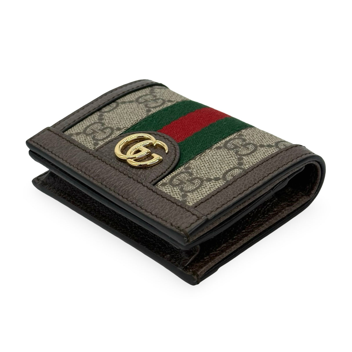 GUCCI: GG Supreme Ophidia Compact Wallet