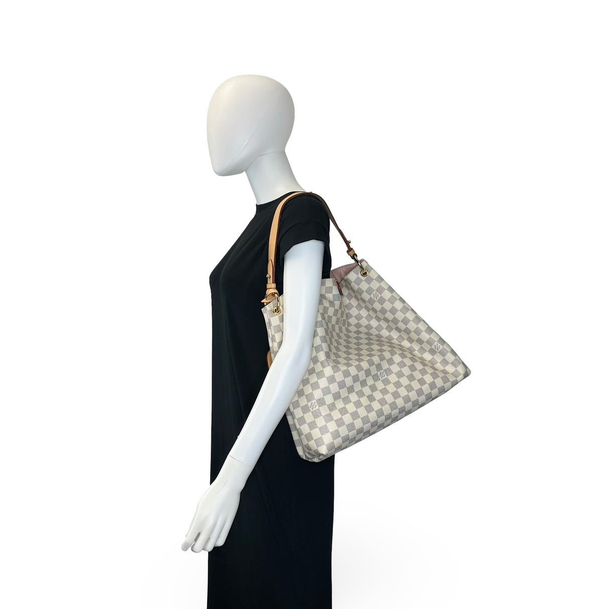 LOUIS VUITTON: Damier Azur Graceful MM