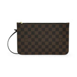 LOUIS VUITTON: Damier Ebene Neverfull Pochette