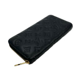 Monogram Embossed Lambskin Coussin Zippy Wallet