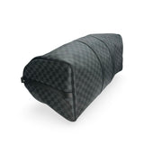 LOUIS VUITTON: Damier Graphite Keepall Bandouliere 55