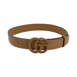 Calfskin GG Marmont Enamel Wide Belt