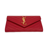 Quilted Grain de Poudre Cassandre Large Flap Wallet