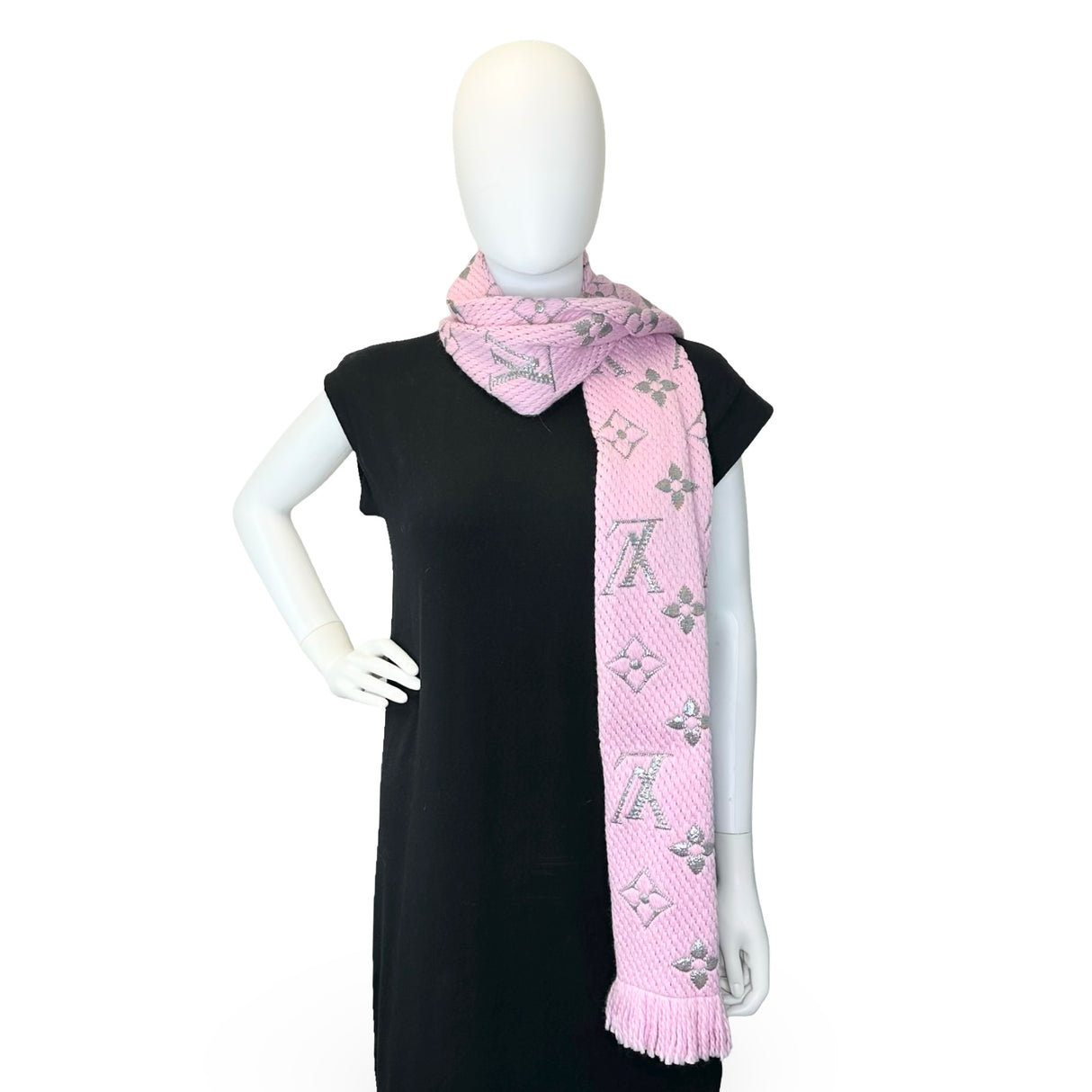 LOUIS VUITTON: Logomania Shine Scarf