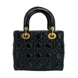 Cannage Calfskin Small Badges Lady Dior