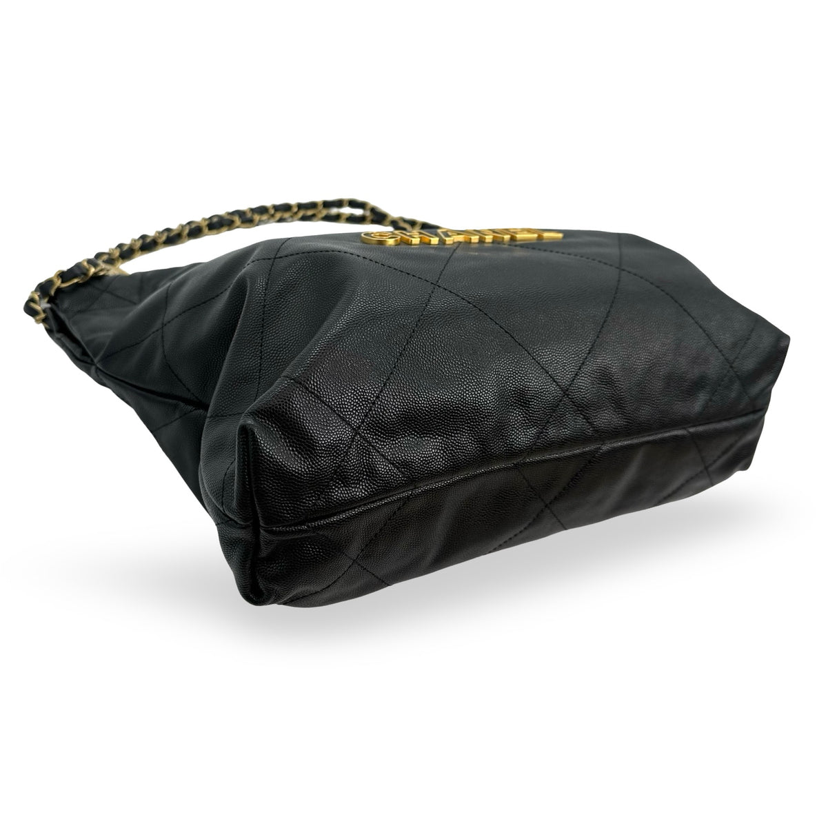 CHANEL: Quilted Caviar Small 22