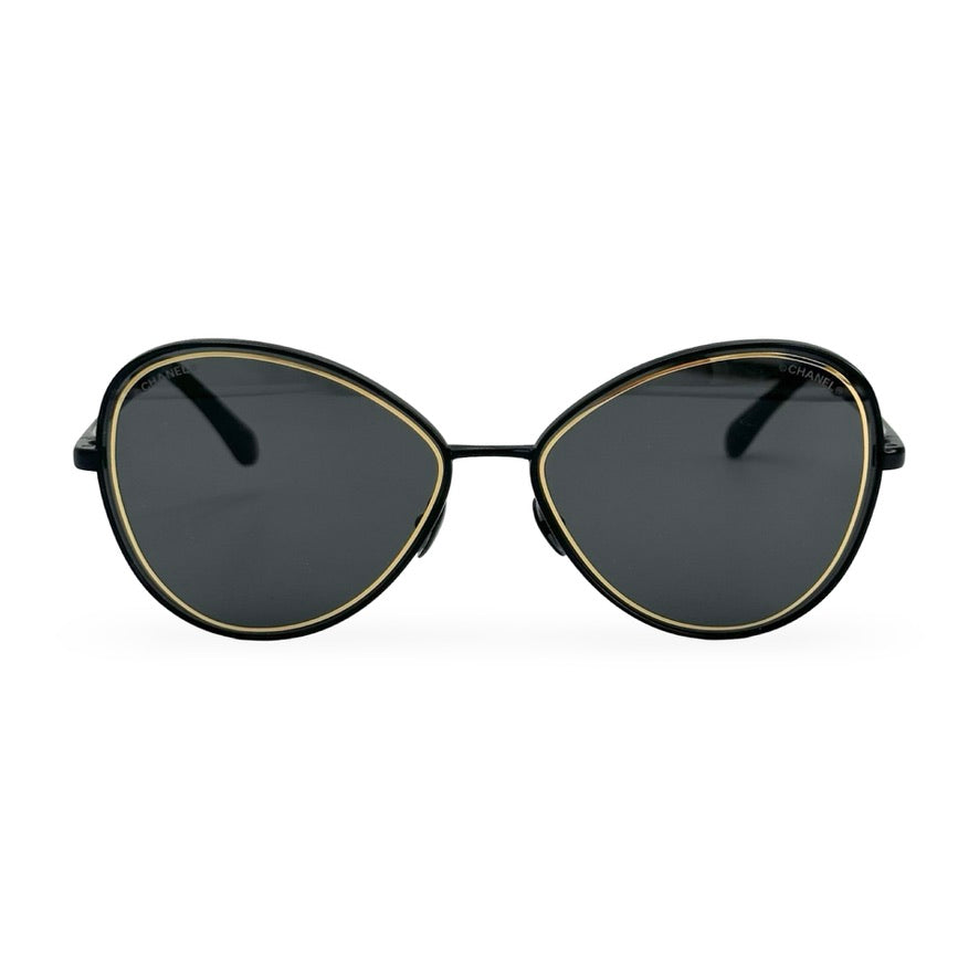 CHANEL: Metal Wire Butterfly Sunglasses