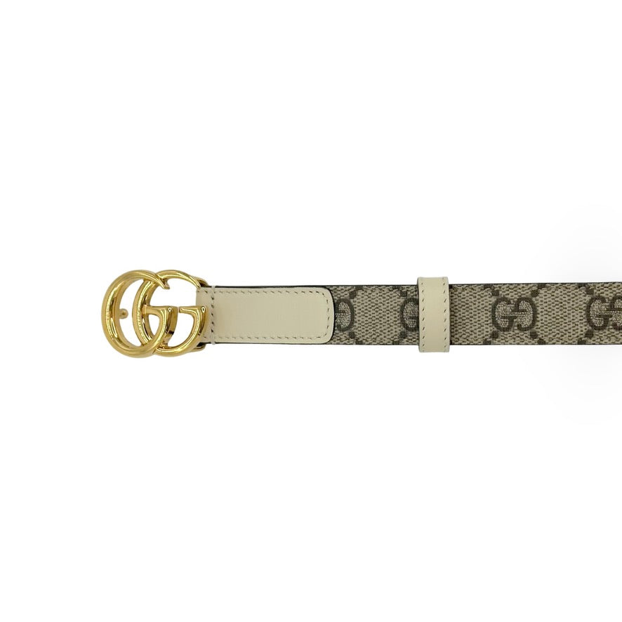 GUCCI: GG Supreme Marmont Thin Belt – Luv Luxe Scottsdale