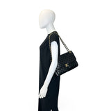 CHANEL: Quilted Lambskin Large Daily Friend Flap Bag