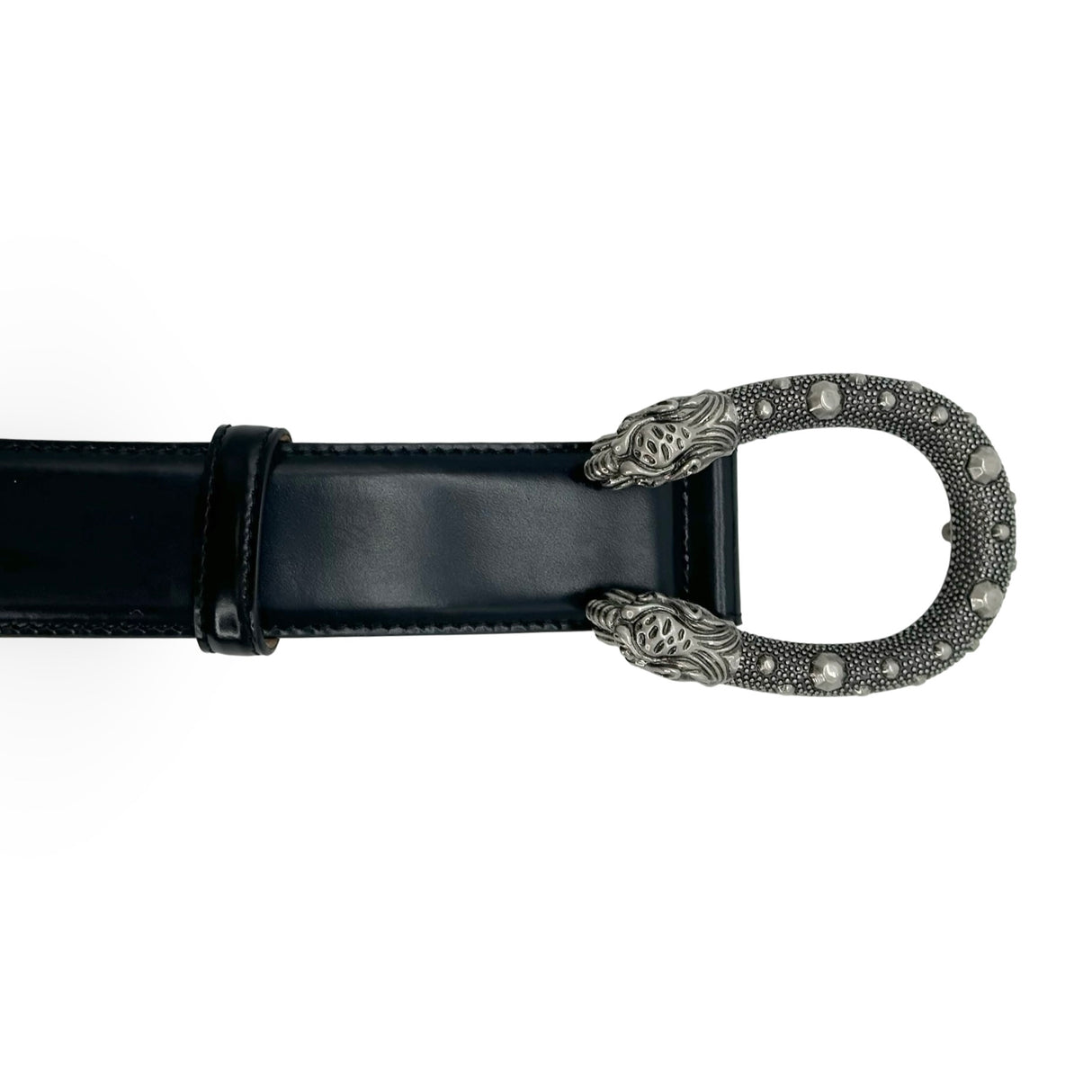 GUCCI: Leather Dionysus Belt