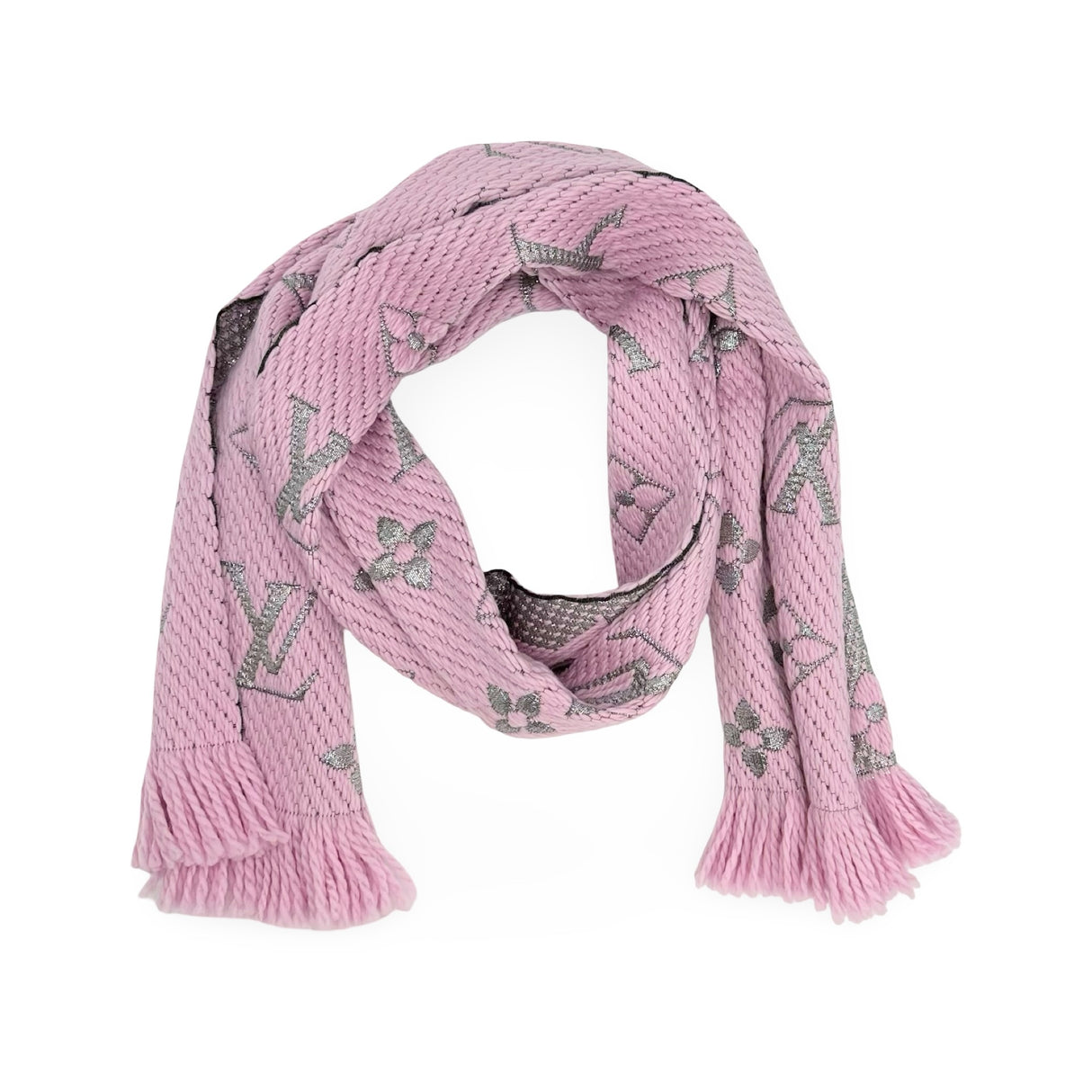 LOUIS VUITTON: Logomania Shine Scarf