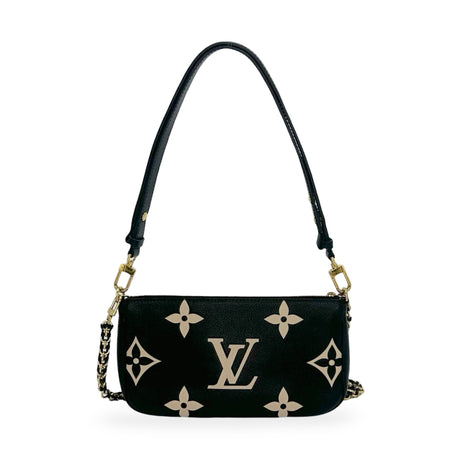 LOUIS VUITTON: Monogram Empreinte Bicolor Multi Pochette Accessoires