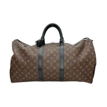 Monogram Macassar Keepall Bandouliere 55
