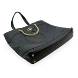 CHANEL: Calfskin Stitched Club Monaco Tote