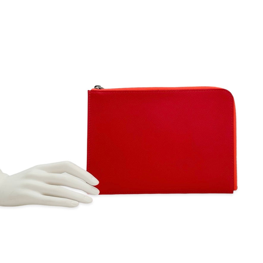 Taurillon Leather Poche Documents Portfolio Case