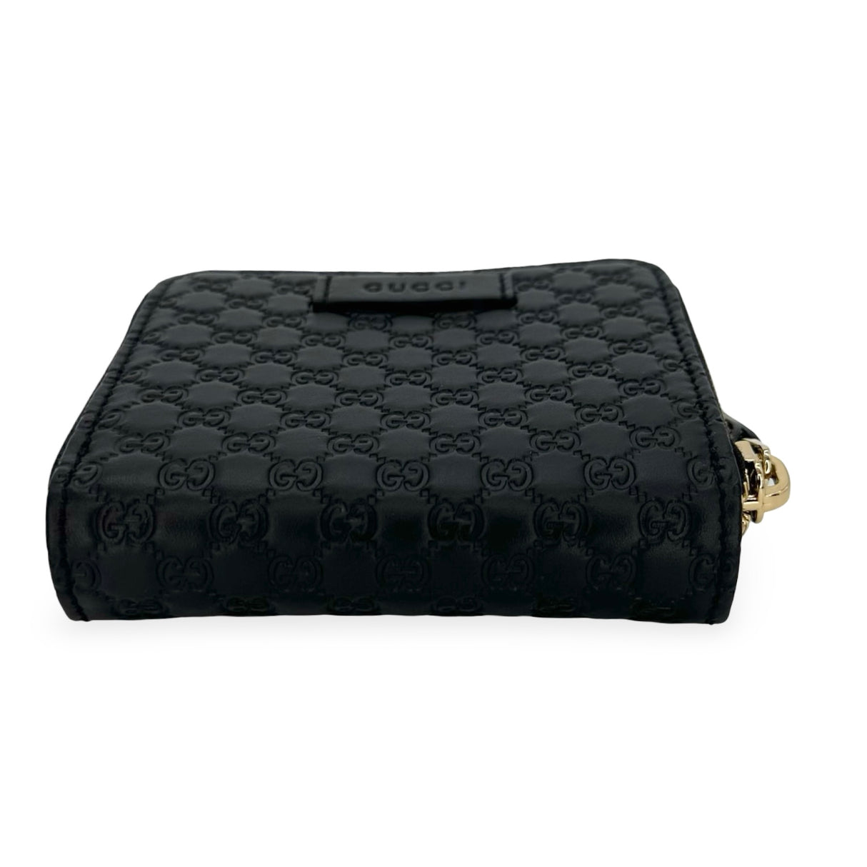 GUCCI: Microguccissima Compact Zip Wallet