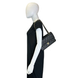 Quilted Caviar Medium Classic Double Flap