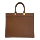 FENDI: Grained Leather Medium Sunshine Tote