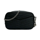 SAINT LAURENT: Grain de Poudre Mini Lou Camera Bag
