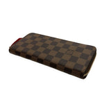 LOUIS VUITTON: Damier Ebene Clemence Wallet