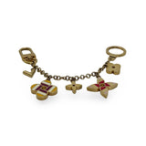 LOUIS VUITTON: Flower Stripes Bag Charm