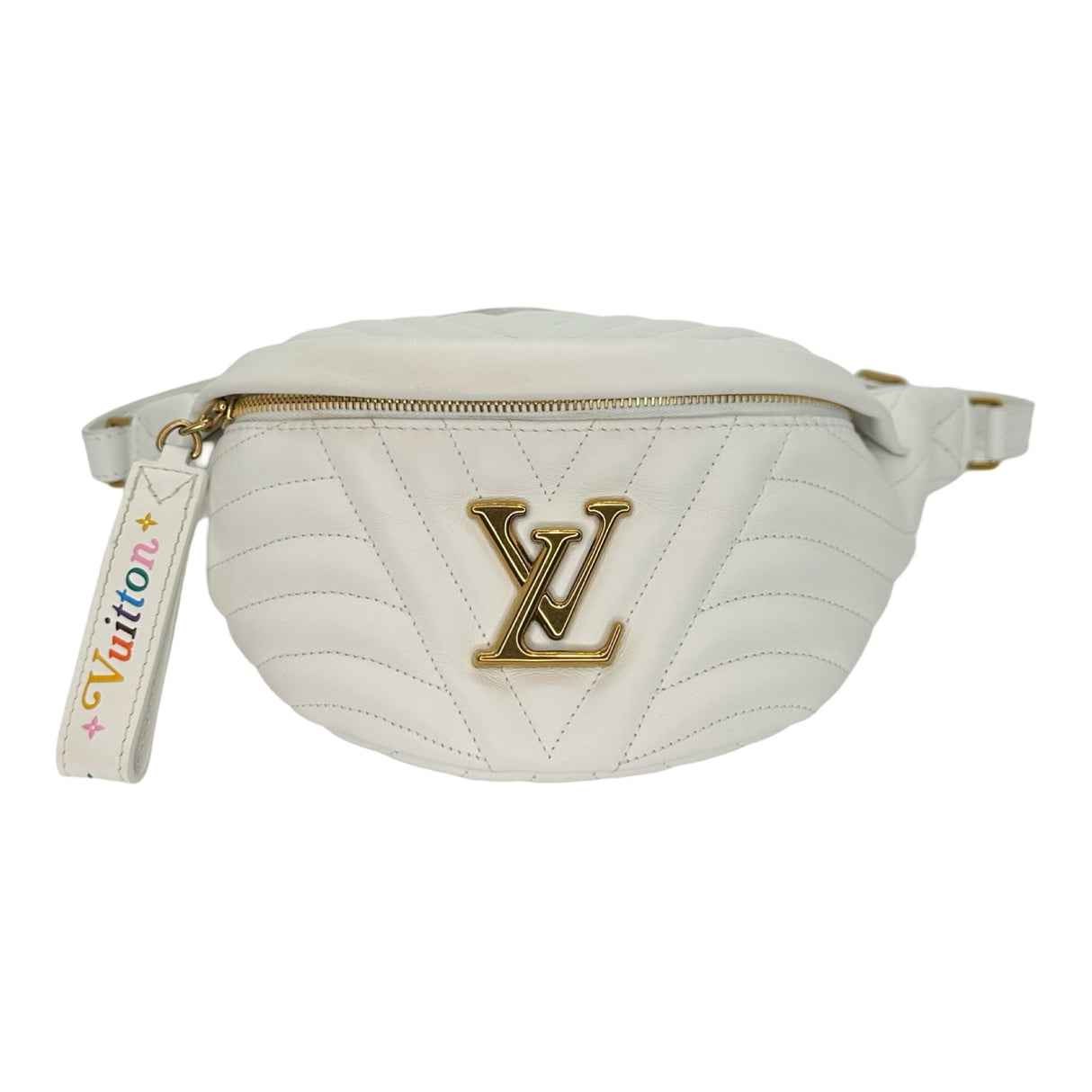 LOUIS VUITTON: New Wave Quilted Leather Bum Bag