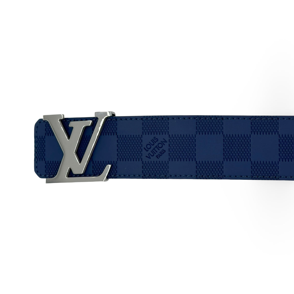 LOUIS VUITTON: Damier Infini Initiales Belt