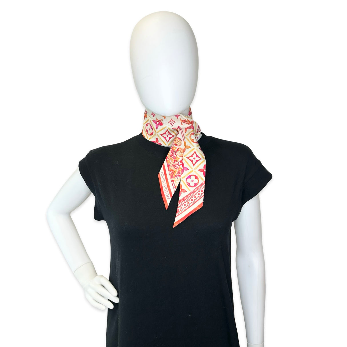 Silk Monogram Tiles By the Pool BB Bandeau