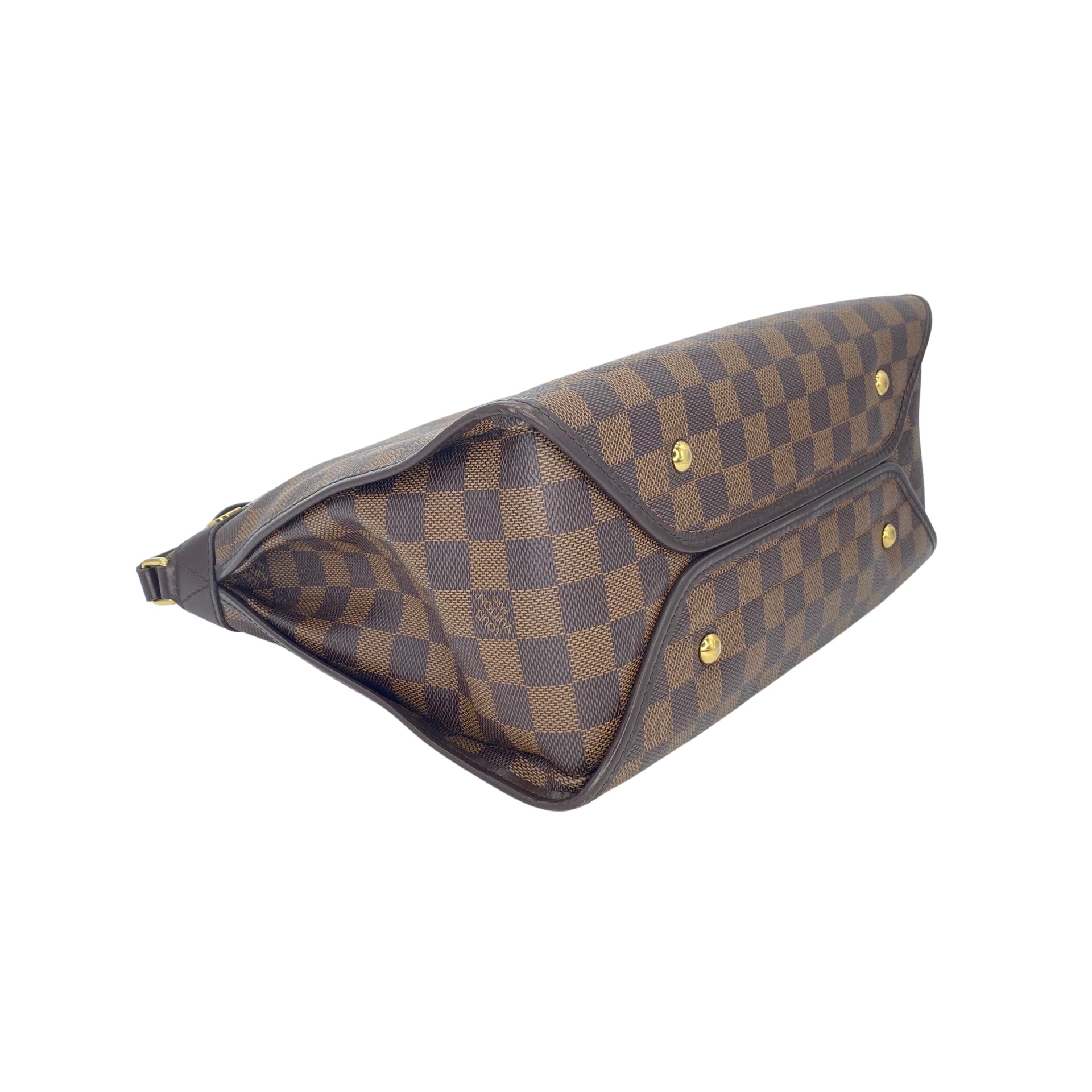 Louis Vuitton Duomo Damier Ebene Double Top Handle Bag on SALE