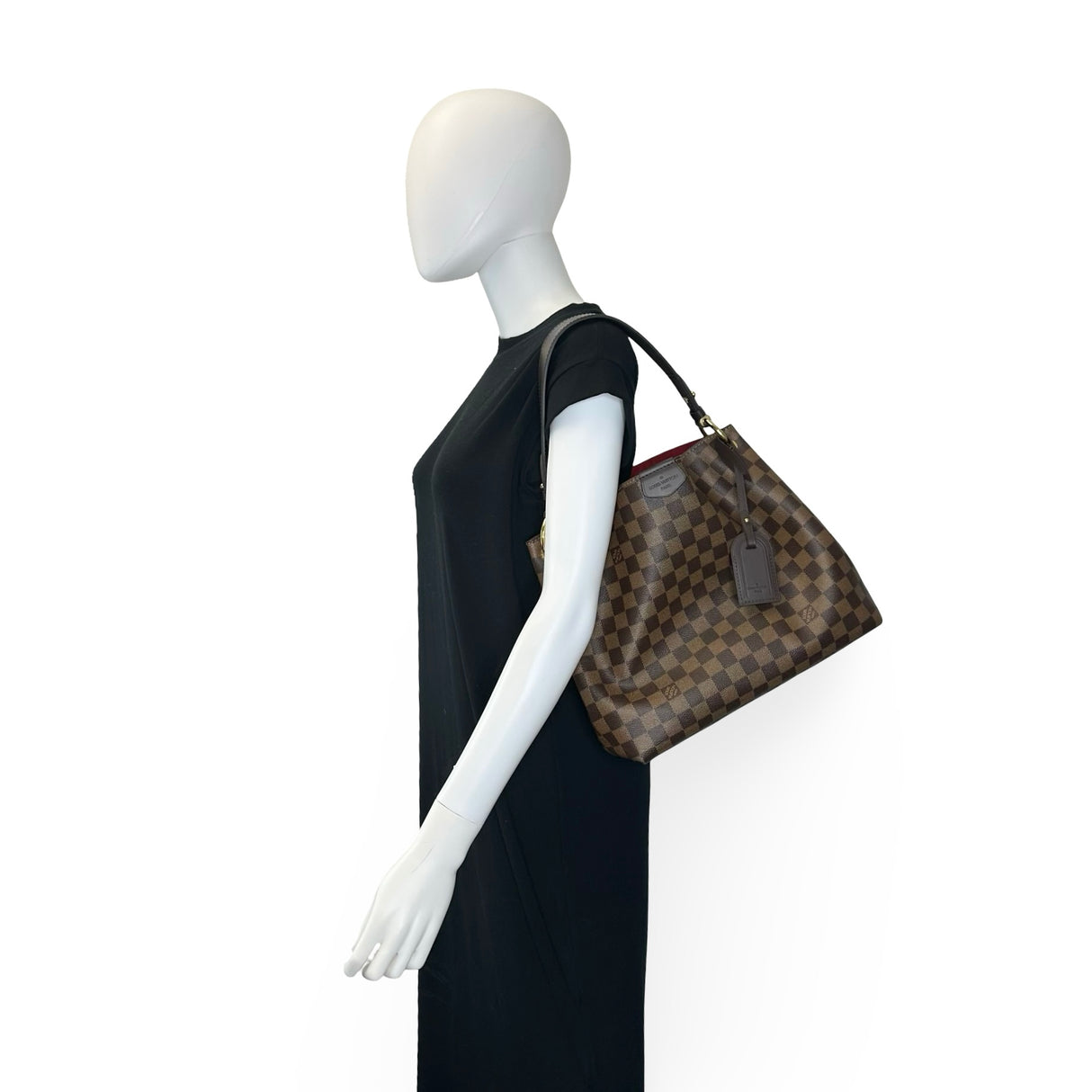 LOUIS VUITTON: Damier Ebene Graceful PM