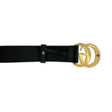 Calfskin Pearl GG Marmont Wide Belt