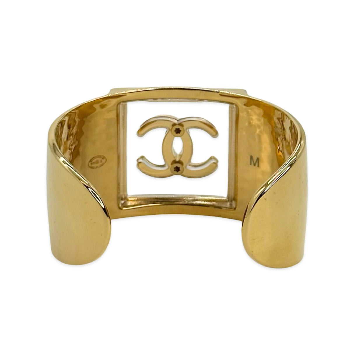 CHANEL: CC Clear Resin Cuff