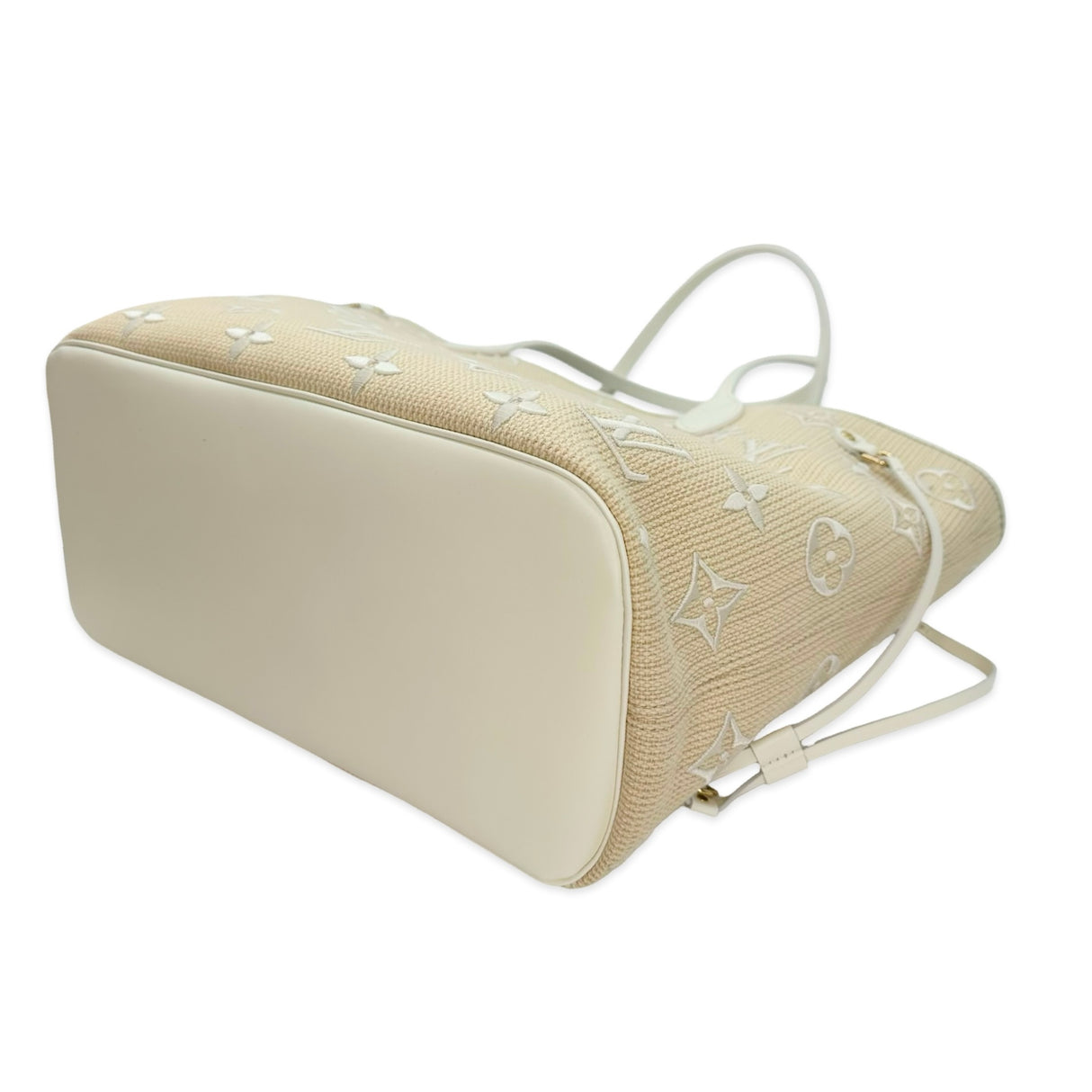 LOUIS VUITTON: Monogram By the Pool Raffia Neverfull MM