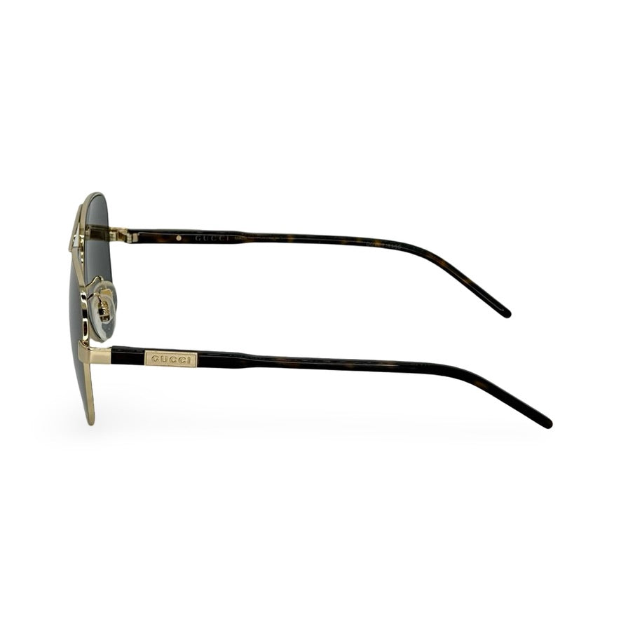 GUCCI: Tortoiseshell Aviator Sunglasses