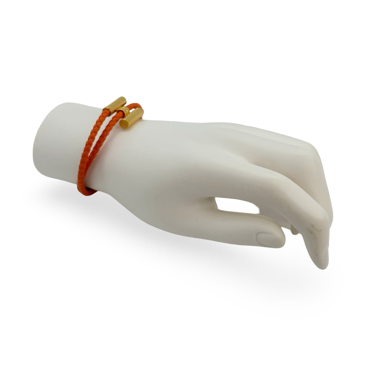 HERMES: Swift Calfskin Tournis Tresse Bracelet