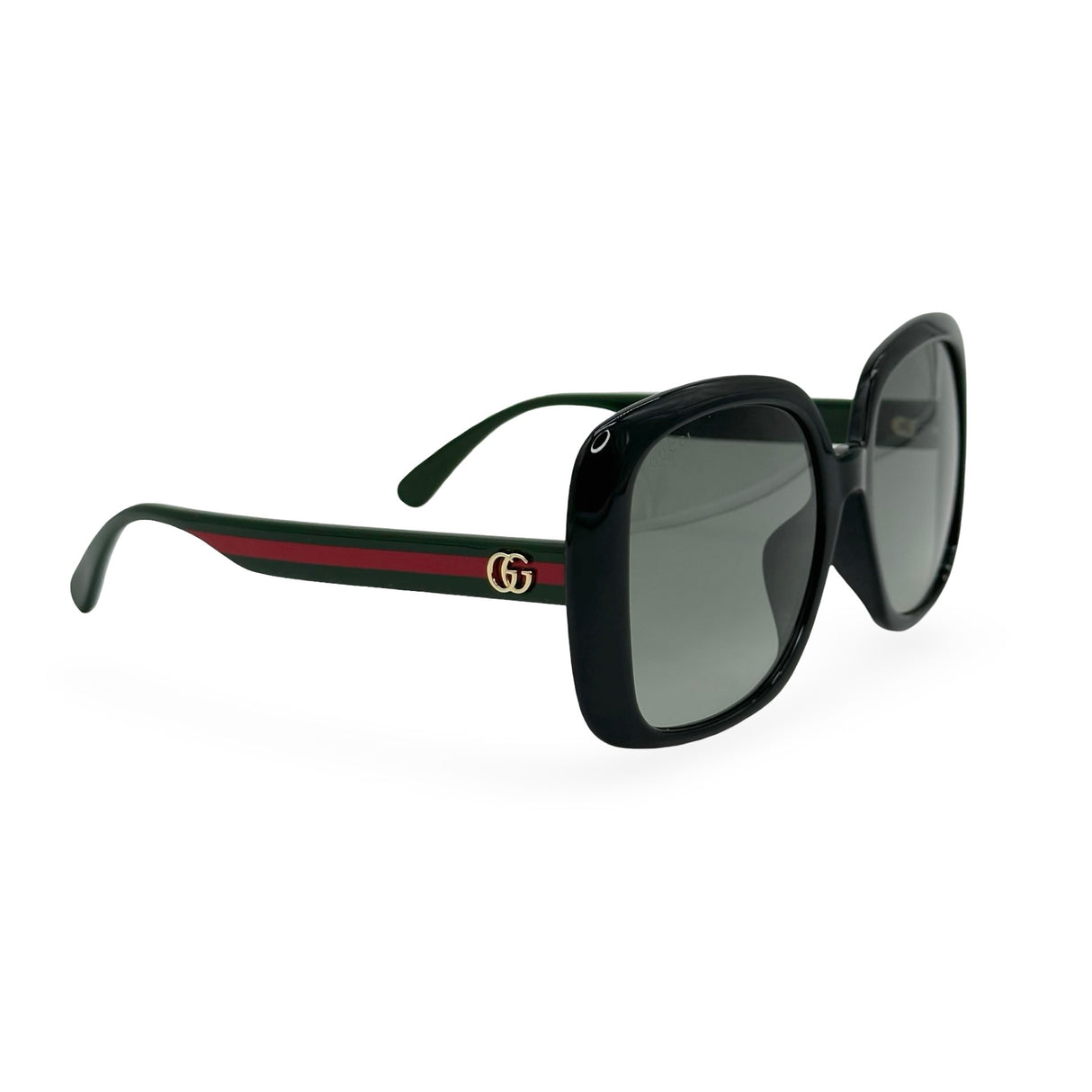 GUCCI: Square Web Sunglasses