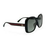 GUCCI: Square Web Sunglasses