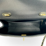CHANEL: Quilted Caviar Small Top Handle