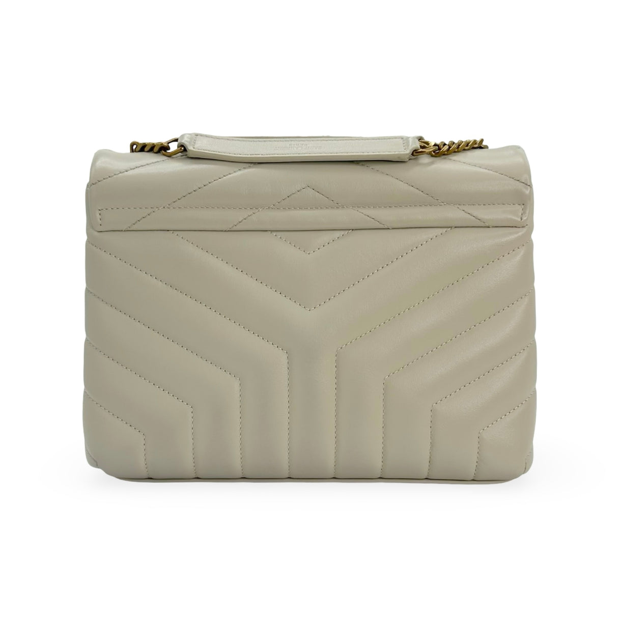 SAINT LAURENT: Quilted Leather Small LouLou