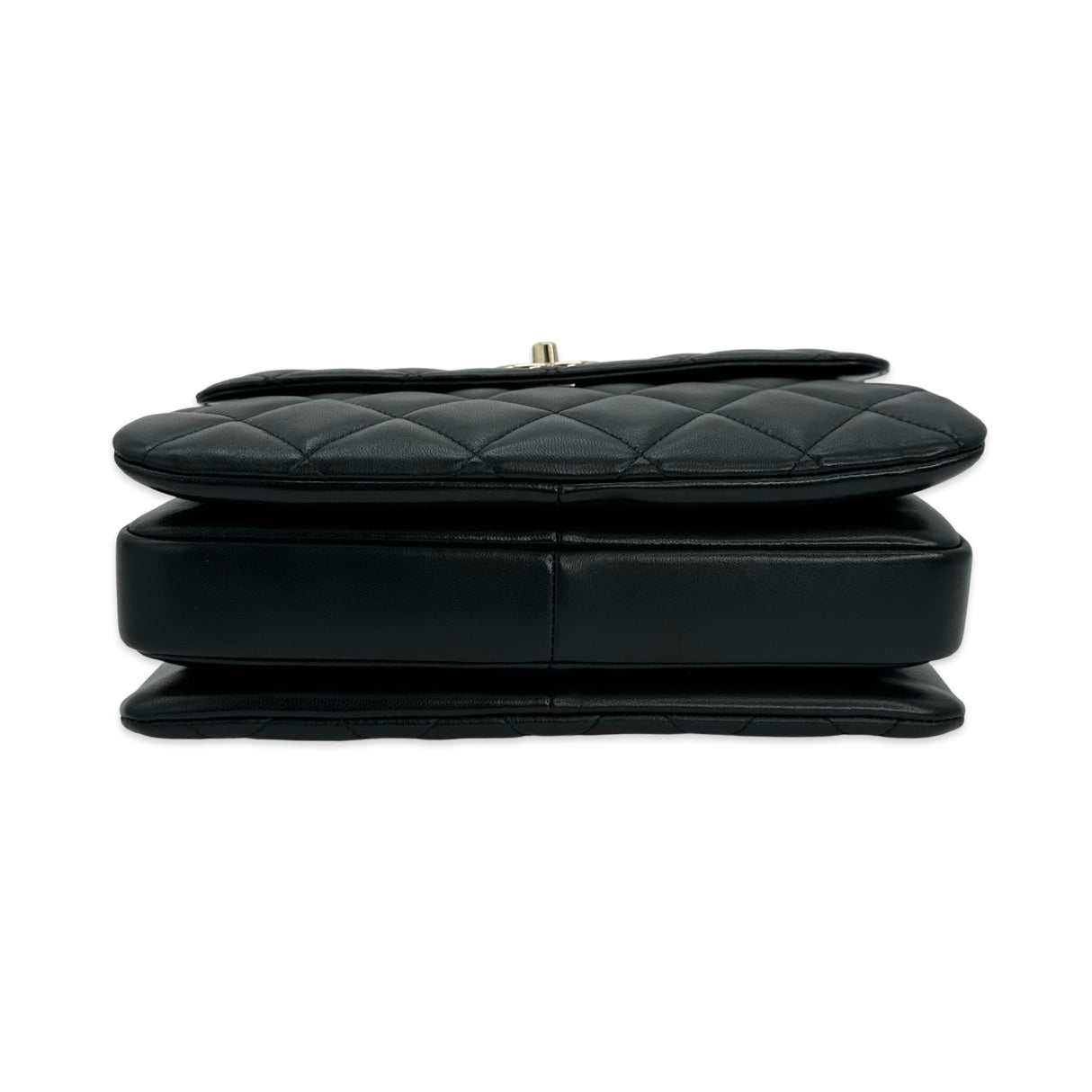 CHANEL: Quilted Lambskin Small Trendy Top Handle Flap Bag