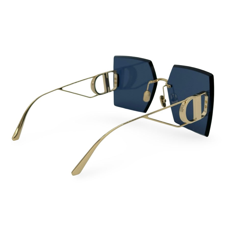 CHRISTIAN DIOR: 30 Montaigne Oversize Square Sunglasses