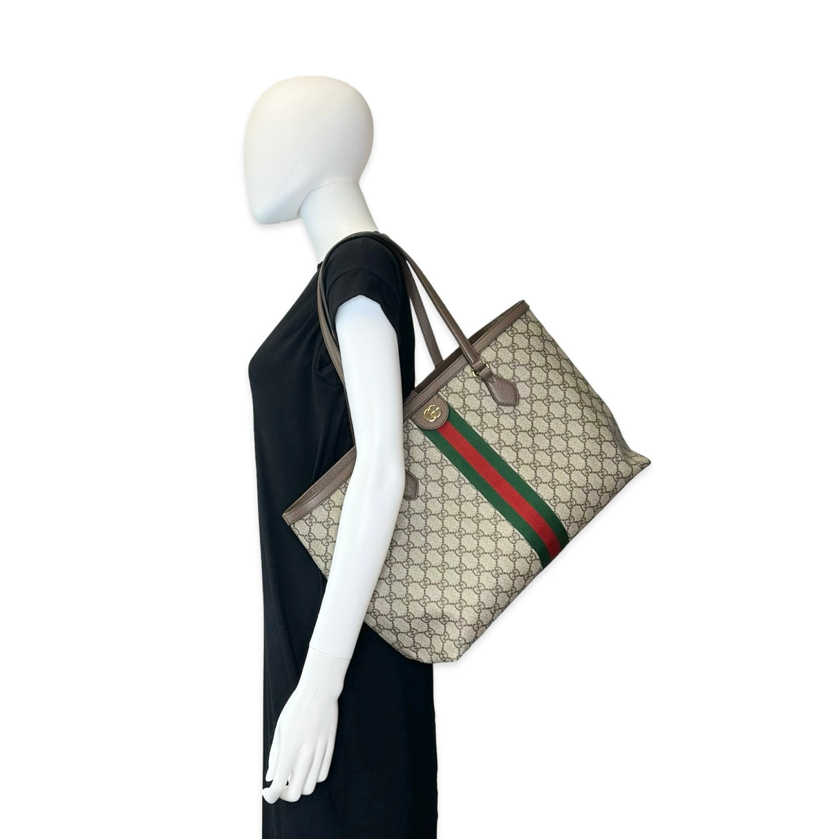 GG Supreme Large Ophidia Tote Bag