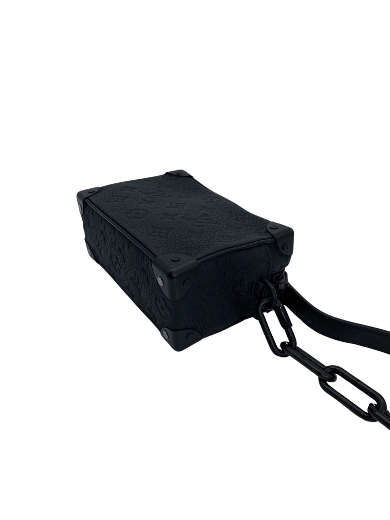 Louis Vuitton Monogram Embossed Taurillon Leather Trunk Mini Bag