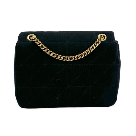 SAINT LAURENT: Quilted Jersey Mini Jamie