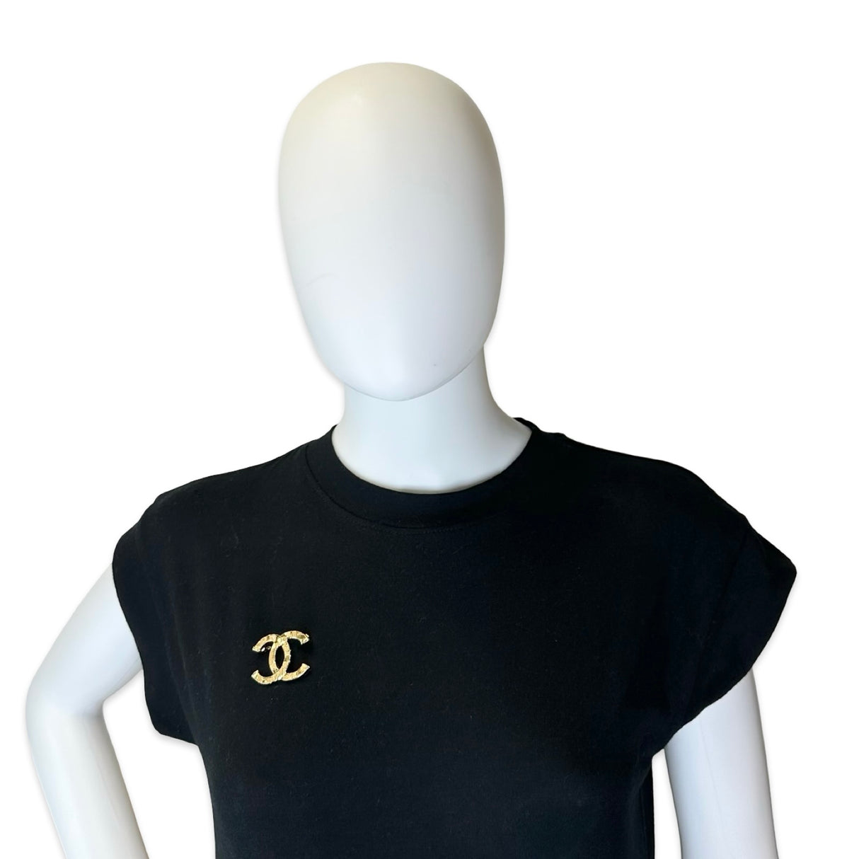 Textured Tweed CC Brooch