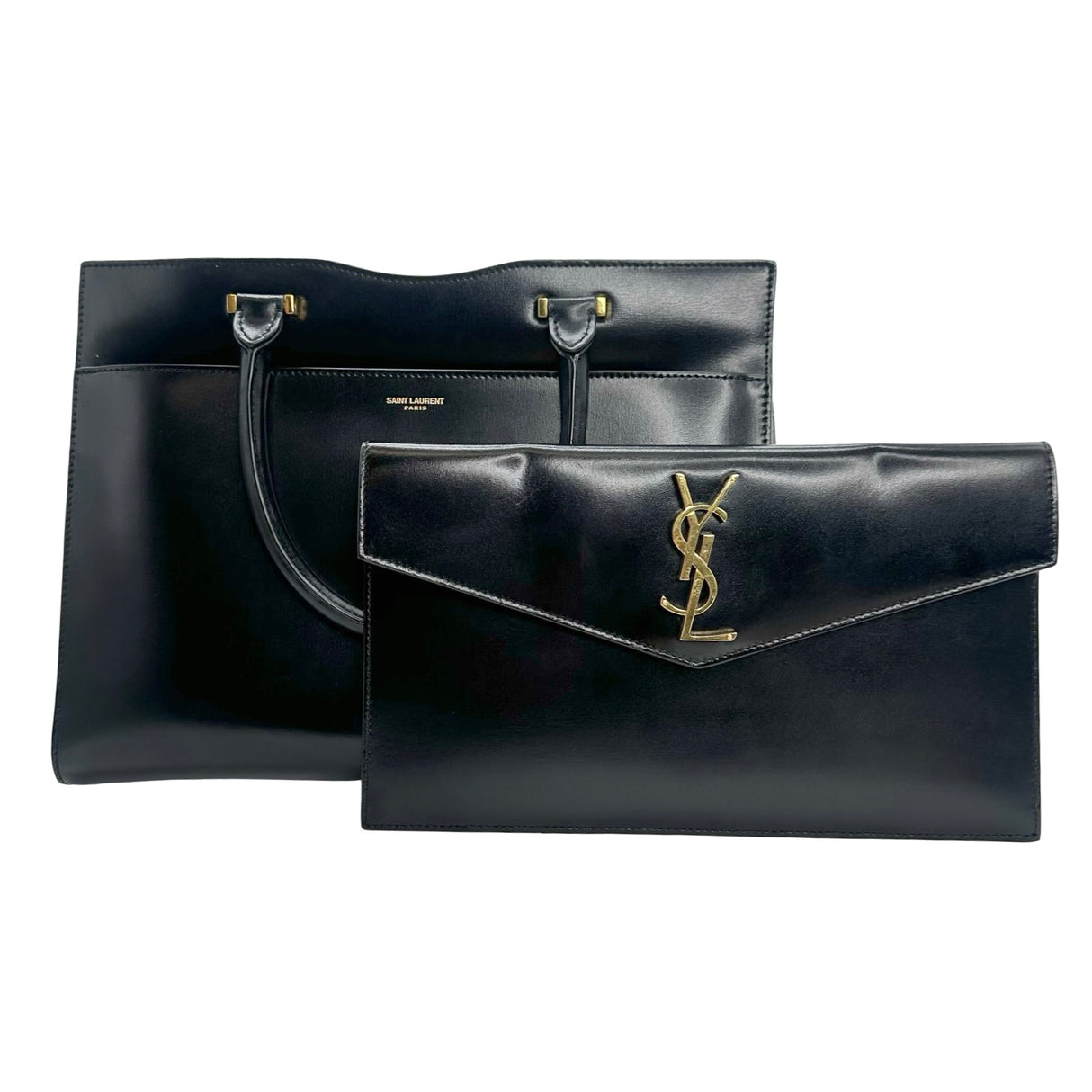 SAINT LAURENT: Leather Medium Uptown Tote
