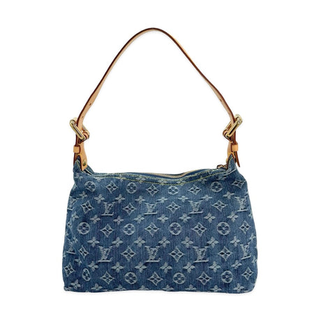 LOUIS VUITTON: Monogram Denim Baggy PM